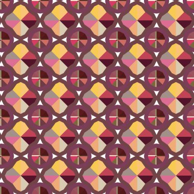 Soyut illüzyon arka planı. Kusursuz geometrik süslemeli görüntü