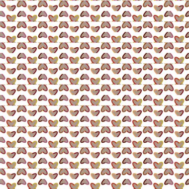 Geometrik şekilli kusursuz desen. vektör illüstrasyonu