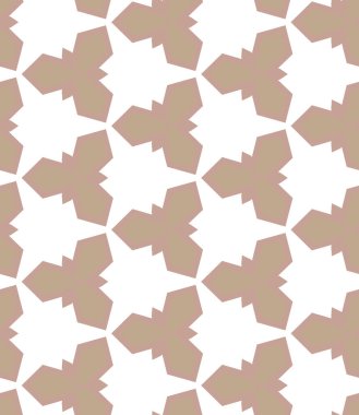 Kusursuz geometrik süs deseni. Vektör illüstrasyonu 