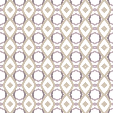 Kusursuz geometrik süs deseni. Vektör illüstrasyonu 