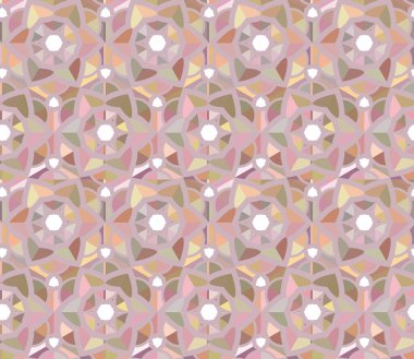 Dikensiz geometrik süslemeli görüntü. Soyut illüzyon arka planı