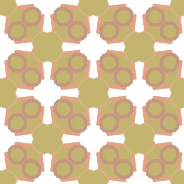 Dikensiz geometrik süslemeli görüntü. Soyut illüzyon arka planı