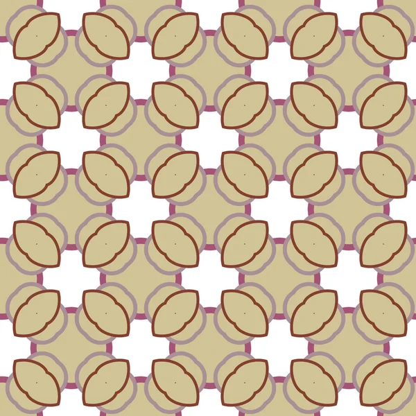 Patrón Ornamental Geométrico Sin Costuras Ilustración Vectorial — Vector de stock