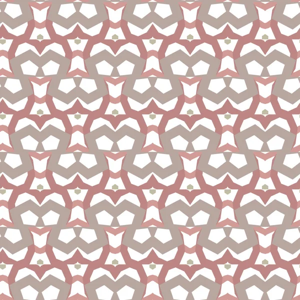 Sømløs Geometrisk Ornamentalt Mønster Vektorillustrasjon – stockvektor