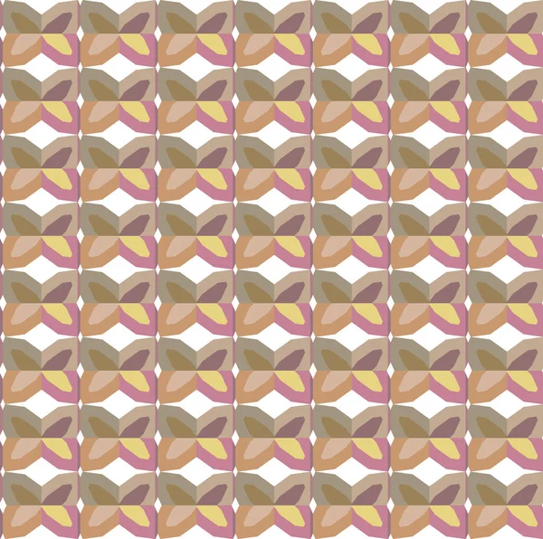 Naadloos Geometrisch Ornamentspatroon — Stockvector