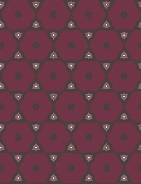 Fondo Abstracto Ilusión Filmación Con Patrón Ornamental Geométrico Sin Costuras — Archivo Imágenes Vectoriales