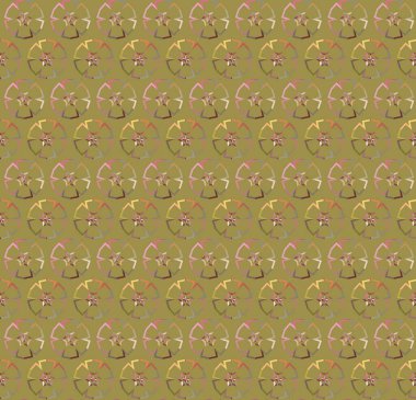 Soyut illüzyon arka planı. Kusursuz geometrik süslemeli görüntü