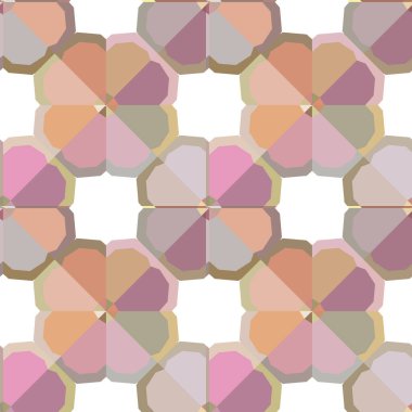 Soyut illüzyon arka planı. Kusursuz geometrik süslemeli görüntü