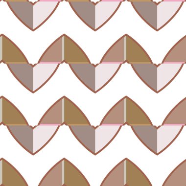 Kusursuz geometrik süs deseni. Vektör illüstrasyonu 