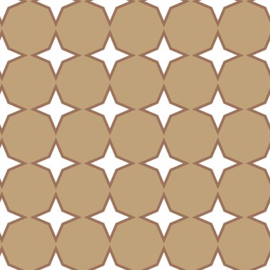 Kusursuz geometrik süs deseni. Vektör illüstrasyonu 