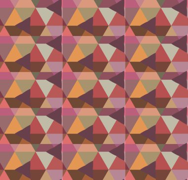 Kusursuz geometrik süs deseni. Vektör illüstrasyonu 