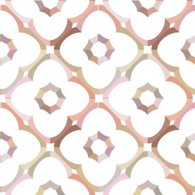 Soyut illüzyon arka planı. Kusursuz geometrik süslemeli görüntü