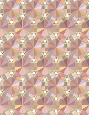 Soyut illüzyon arka planı. Kusursuz geometrik süslemeli görüntü