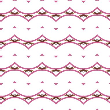 Soyut illüzyon arka planı. Kusursuz geometrik süslemeli görüntü