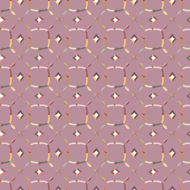 Modern geometrik vektör tasarımı, kusursuz desen çizimi