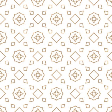 Kusursuz geometrik süs deseni. Vektör illüstrasyonu 