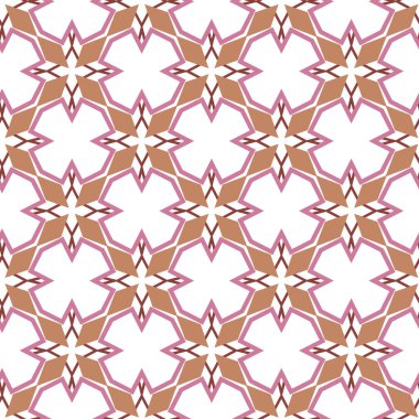 Kusursuz geometrik süs deseni. Vektör illüstrasyonu 