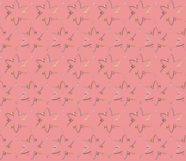 Kusursuz geometrik süs deseni. Vektör illüstrasyonu 