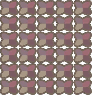 Soyut illüzyon arka planı. Kusursuz geometrik süslemeli görüntü