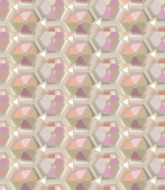 Kusursuz geometrik süs deseni. Vektör illüstrasyonu 
