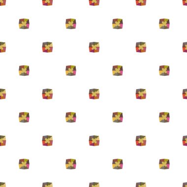 Soyut illüzyon arka planı. Kusursuz geometrik süslemeli görüntü