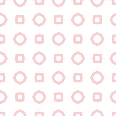 Geometrik şekilli kusursuz desen. vektör illüstrasyonu