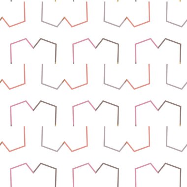 Soyut illüzyon arka planı. Kusursuz geometrik süslemeli görüntü