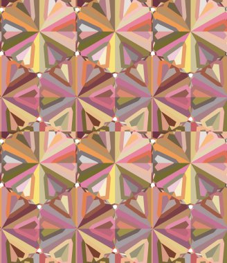 Modern geometrik vektör tasarımı, kusursuz desen çizimi