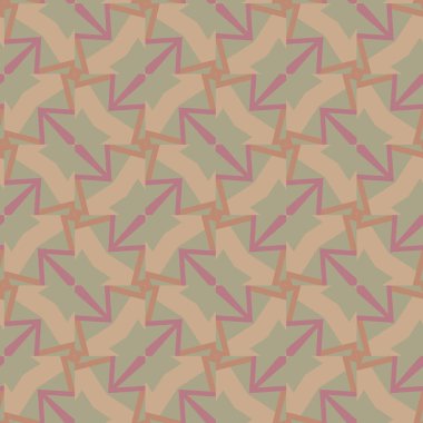 Kusursuz geometrik süs deseni. Vektör illüstrasyonu 