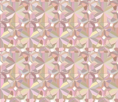 Modern geometrik vektör tasarımı, kusursuz desen çizimi