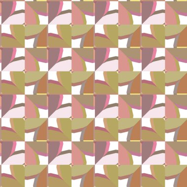 Soyut illüzyon arka planı. Kusursuz geometrik süslemeli görüntü