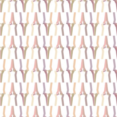 Soyut vektör geometrik dikişsiz desen. beyaz çizgi örgülü modern minimalist arkaplan