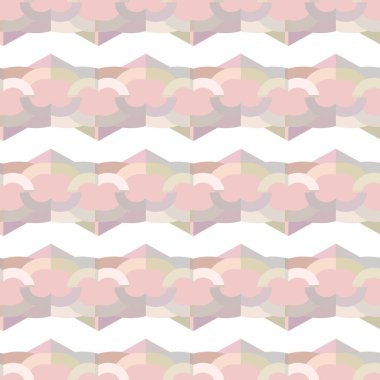 Geometrik şekilli kusursuz desen. vektör illüstrasyonu