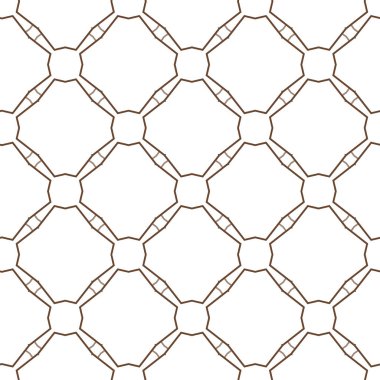 Kusursuz geometrik süs deseni. Vektör illüstrasyonu 