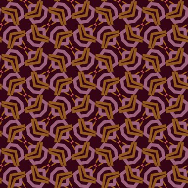 Modern geometrik vektör tasarımı, kusursuz desen çizimi