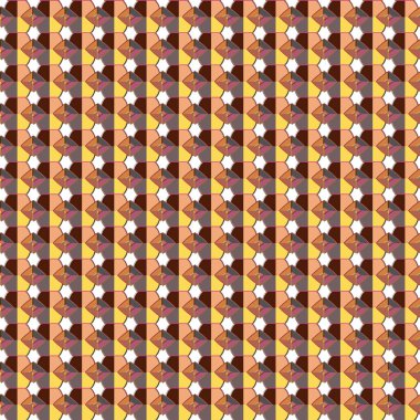 Soyut illüzyon arka planı. Kusursuz geometrik süslemeli görüntü