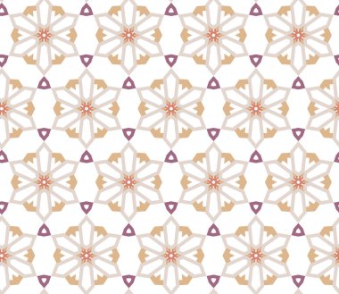 Kusursuz geometrik süs deseni. Vektör illüstrasyonu 