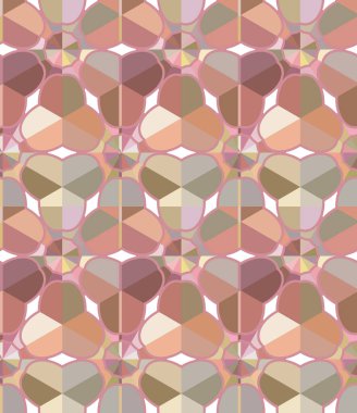 Kusursuz geometrik süs deseni. Vektör illüstrasyonu 
