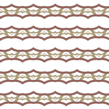 Kusursuz geometrik süs deseni. Vektör illüstrasyonu 