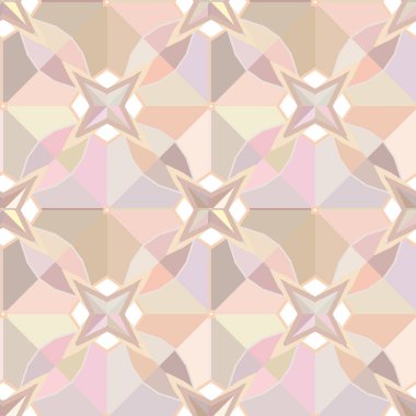 Soyut illüzyon arka planı. Kusursuz geometrik süslemeli görüntü