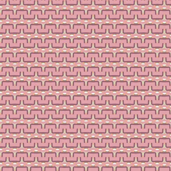 抽象的な錯覚の背景 シームレスな幾何学装飾パターンの映像 — ストックベクタ