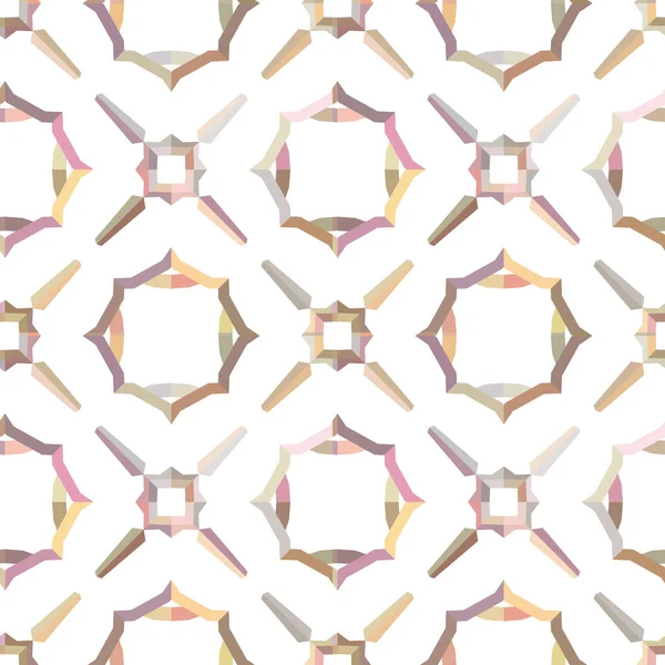 Verfilmung Mit Nahtlosem Geometrischen Ornamentmuster Hintergrund Abstrakter Illusionen — Stockvektor