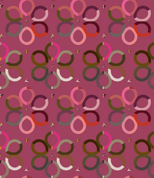 Modern geometrik vektör tasarımı, kusursuz desen çizimi