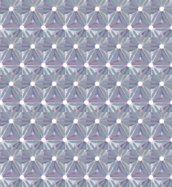 Abstrakte Illusion Hintergrund Verfilmung Mit Nahtlosem Geometrischen Ornamentmuster — Stockvektor