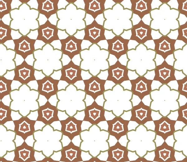 Vector Inconsútil Patrón Ornamental Geométrico — Vector de stock