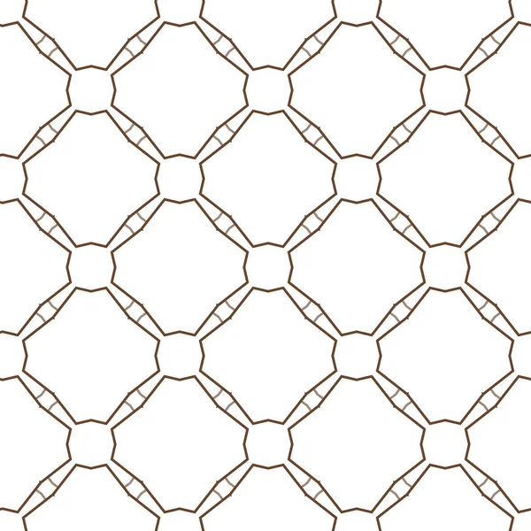 Patrón Ornamental Geométrico Sin Costuras Ilustración Vectorial — Archivo Imágenes Vectoriales