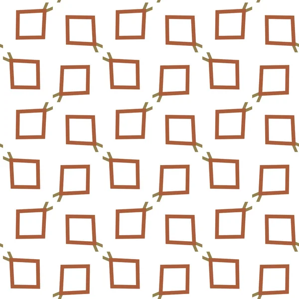 Naadloos Geometrisch Ornamentspatroon Vectorillustratie — Stockvector