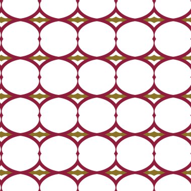 Kusursuz geometrik süs deseni. Vektör illüstrasyonu 