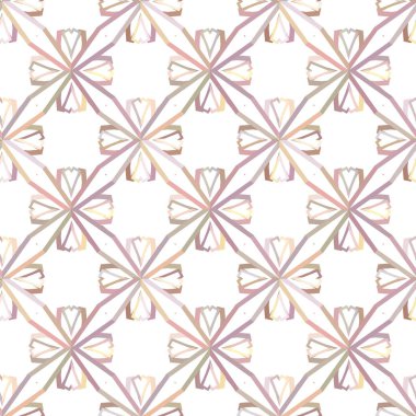 Geometrik şekilli kusursuz desen. vektör illüstrasyonu