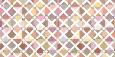 Modern geometrik vektör tasarımı, kusursuz desen çizimi